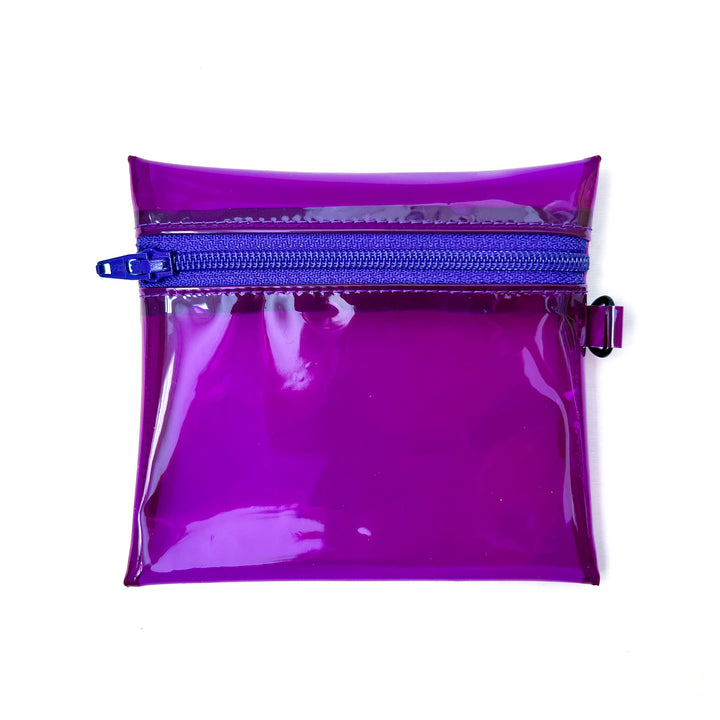Transparent Coin Pouch | ultraviolet purple
