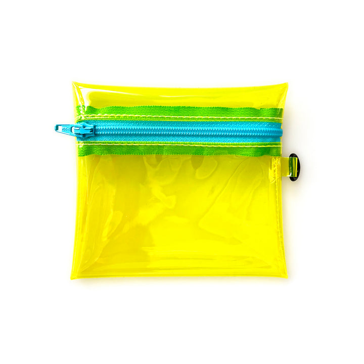 Transparent Coin Pouch | neon yellow