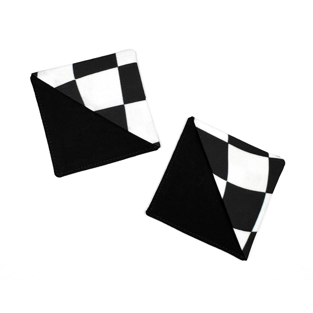 Corner Bookmark | wavy checks