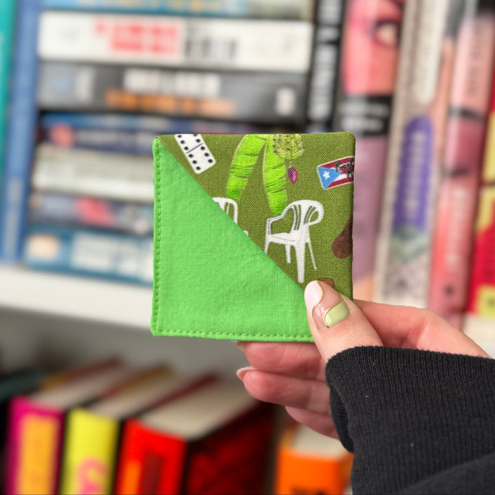 Corner Bookmark | DtMF [green background]