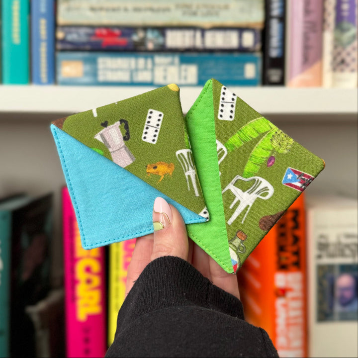 Corner Bookmark | DtMF [green background]