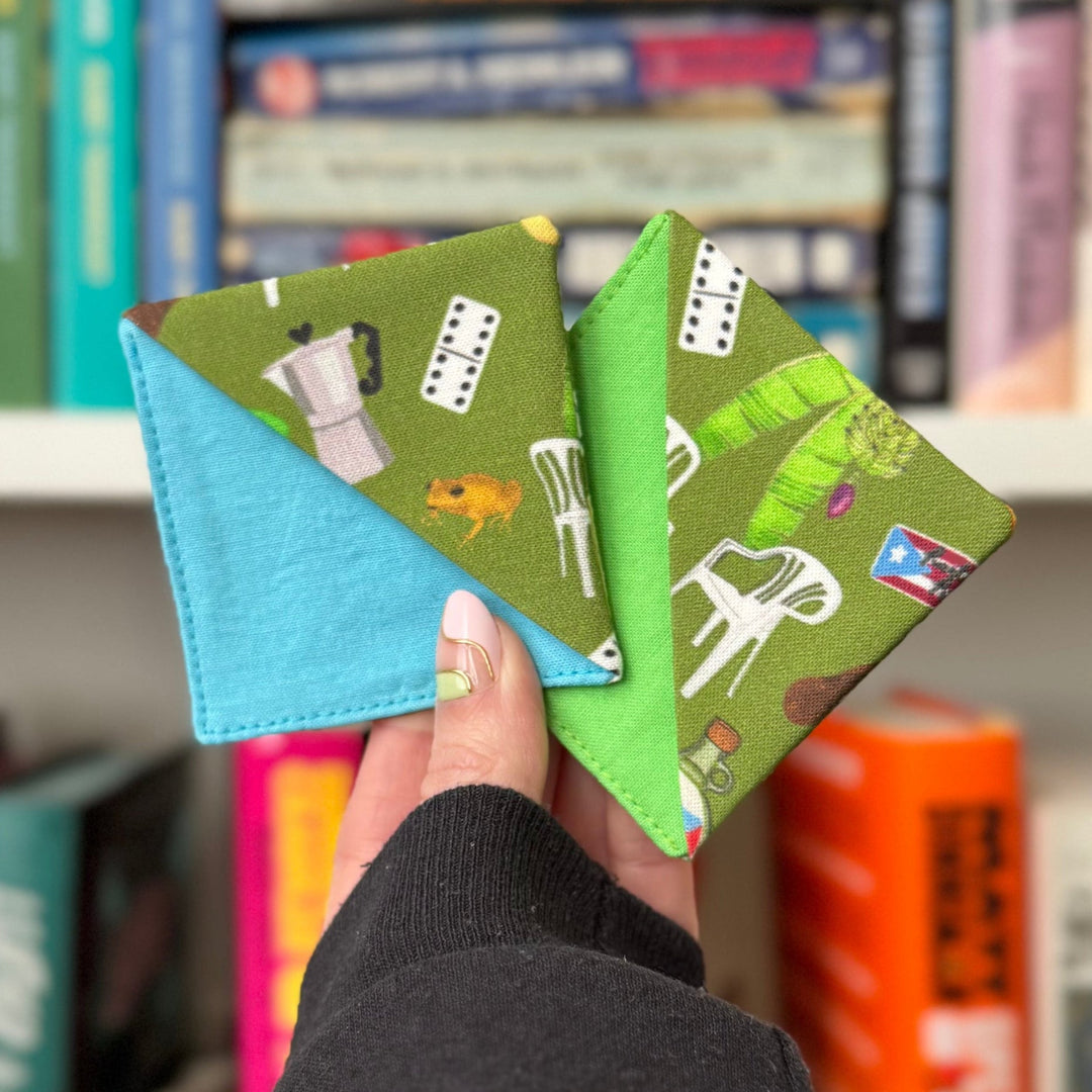 Corner Bookmark | DtMF [green background]