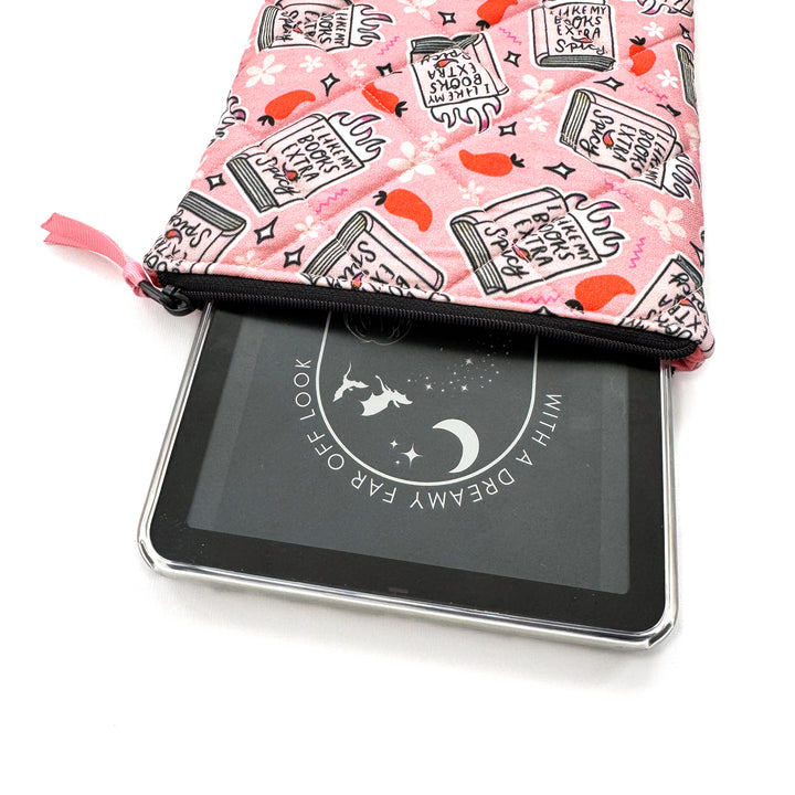 Kindle Sleeve | extra spicy books