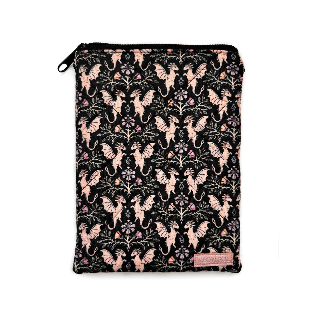 Kindle Sleeve | floral dragons