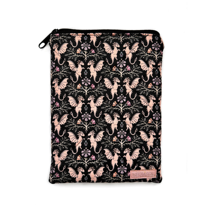 Kindle Sleeve | floral dragons
