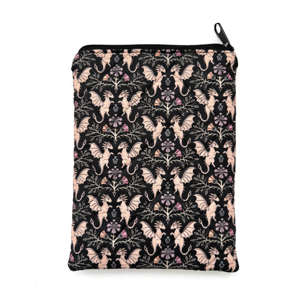 Kindle Sleeve | floral dragons