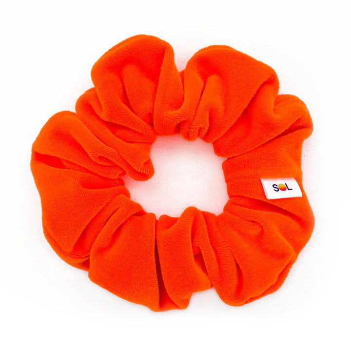 Luxe Velvet Scrunchie Set | neon rainbow set of 6