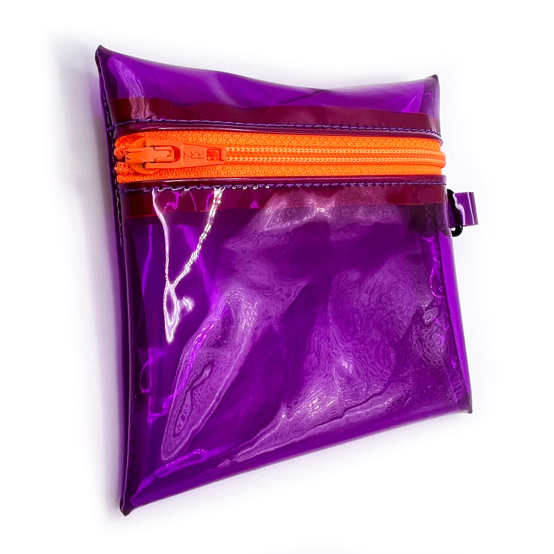 Transparent Coin Pouch | ultraviolet purple