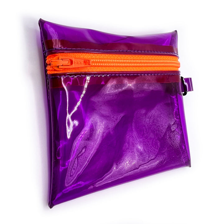 Transparent Coin Pouch | ultraviolet purple