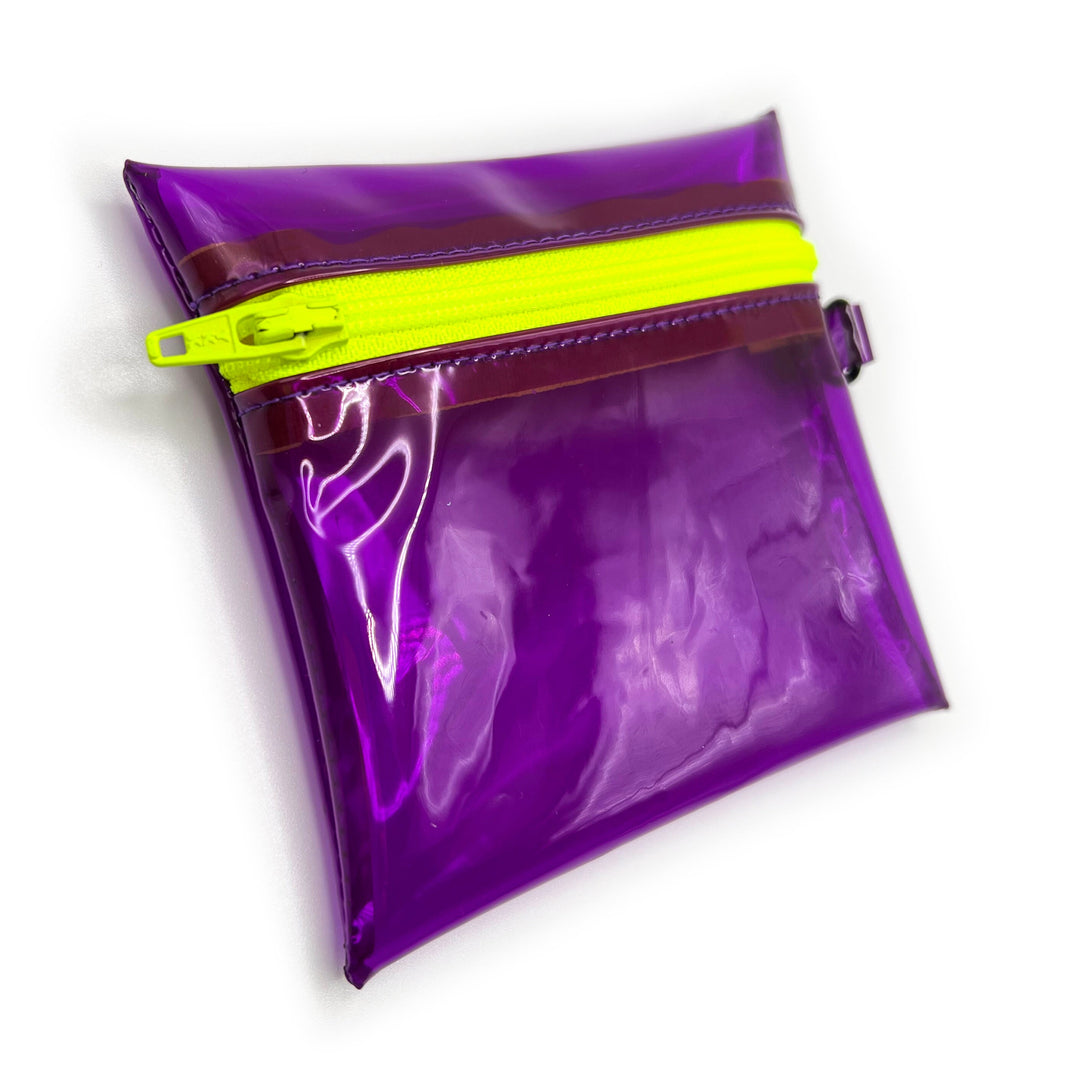 Transparent Coin Pouch | ultraviolet purple
